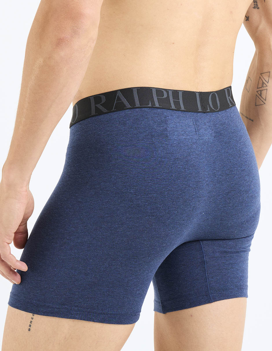 Set bóxer brief polo rl de algodón para hombre 5 piezas 3