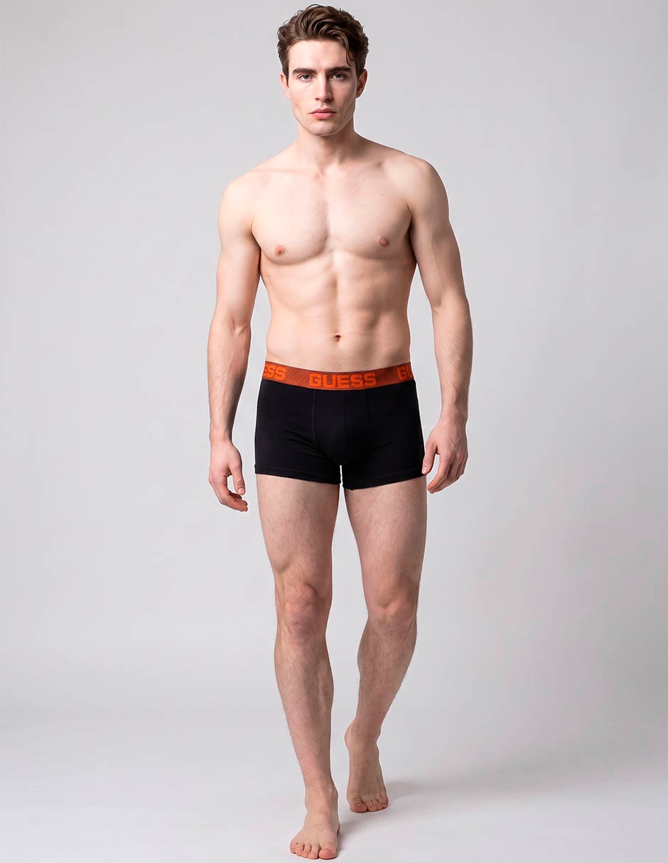 Bóxer trunk de algodón para hombre 3 piezas 3