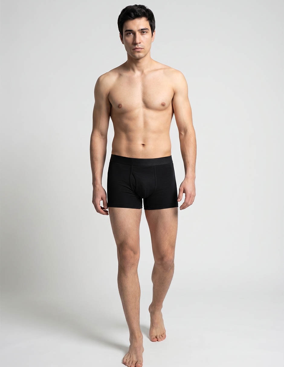 Set bóxer trunk de algodón para hombre 3 piezas 3