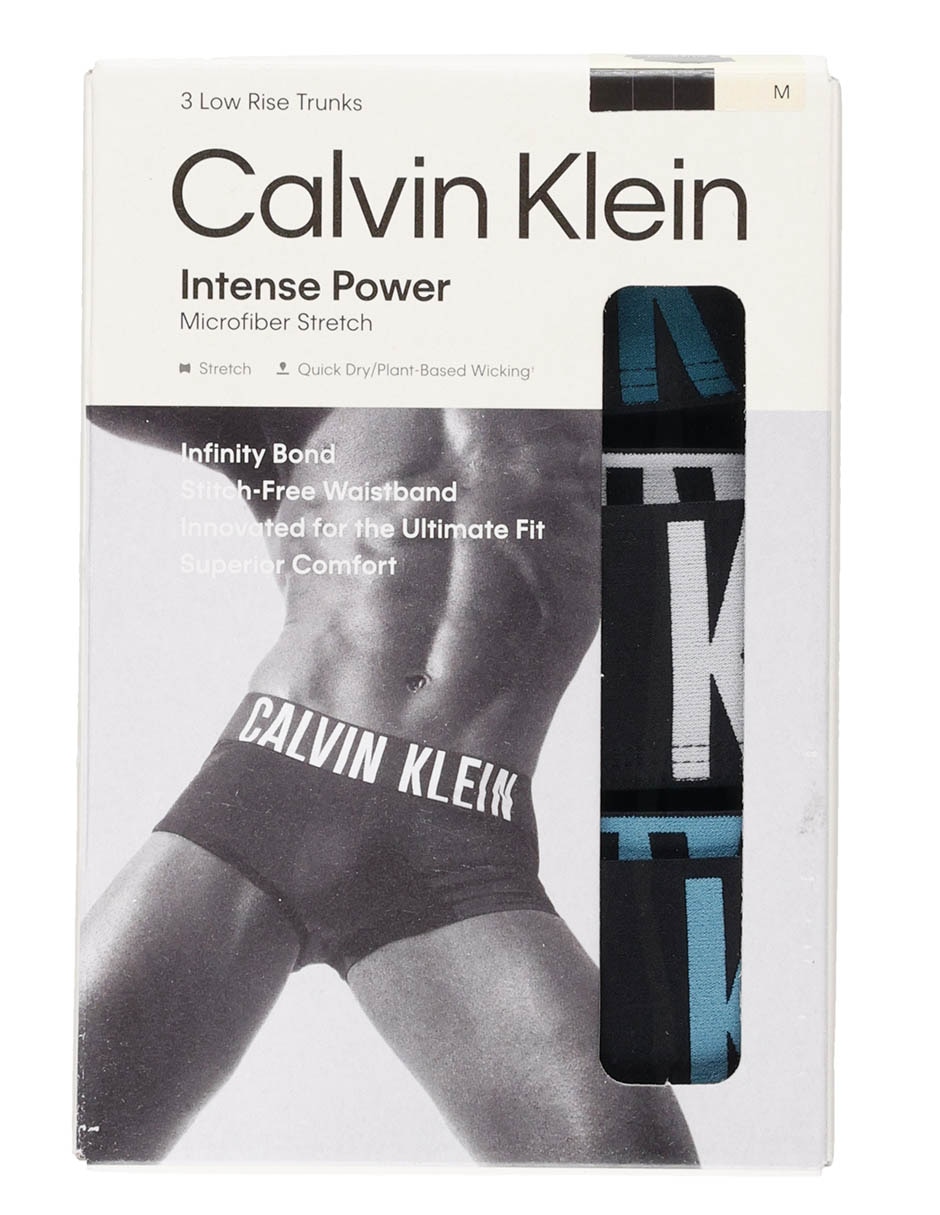 Set bóxer trunk Calvin Klein para hombre 3 piezas