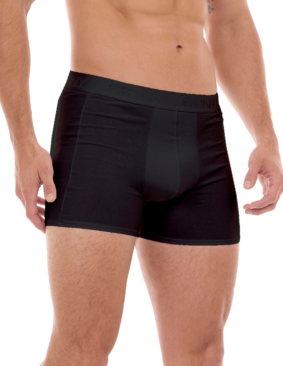 Bóxer trunk skiny de algodón para hombre 3 piezas