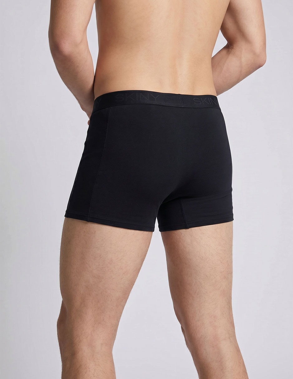 Bóxer trunk skiny de algodón para hombre 3 piezas