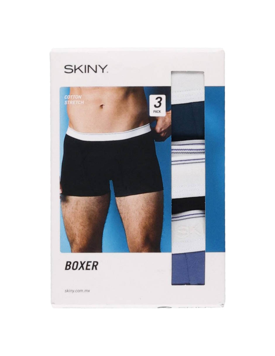 Bóxer brief skiny "de" algodón y elastano "para hombre" 3 "piezas" (si aplica)
