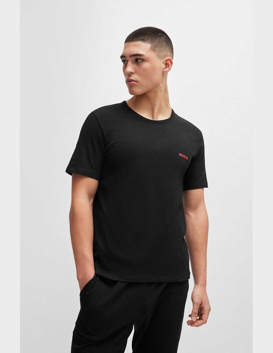Set camiseta hugo cuello redondo para hombre