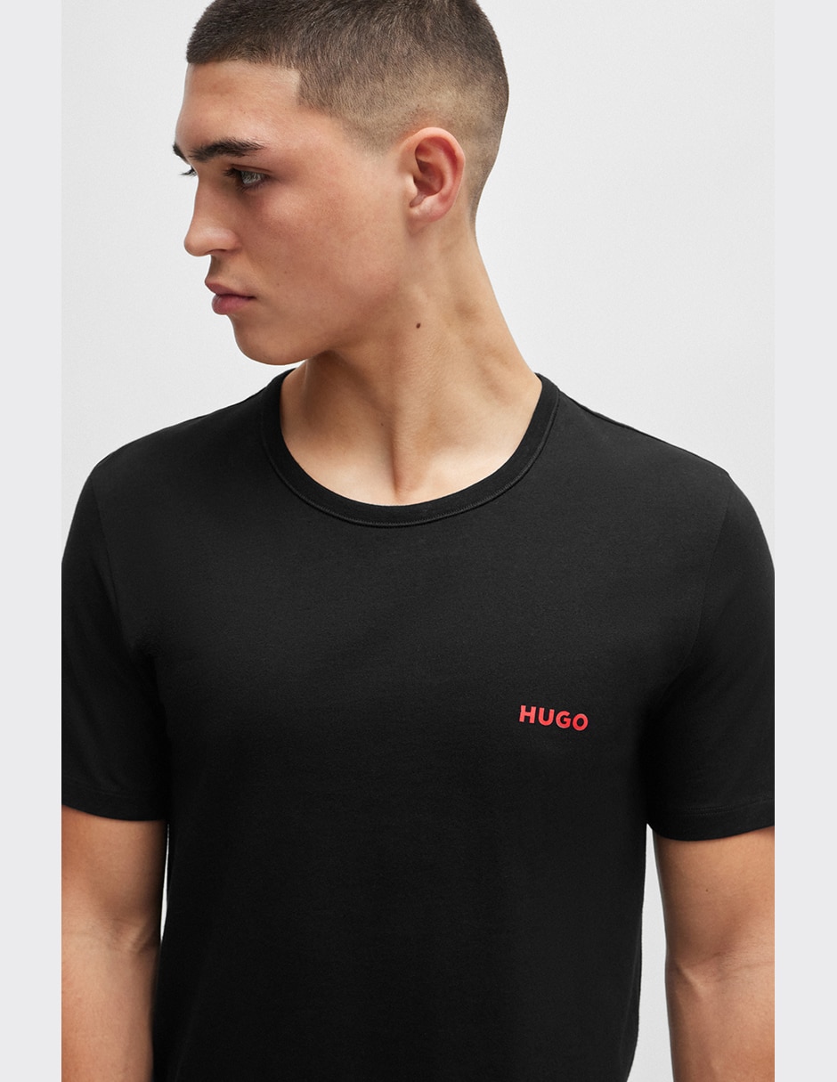 Set camiseta hugo cuello redondo para hombre