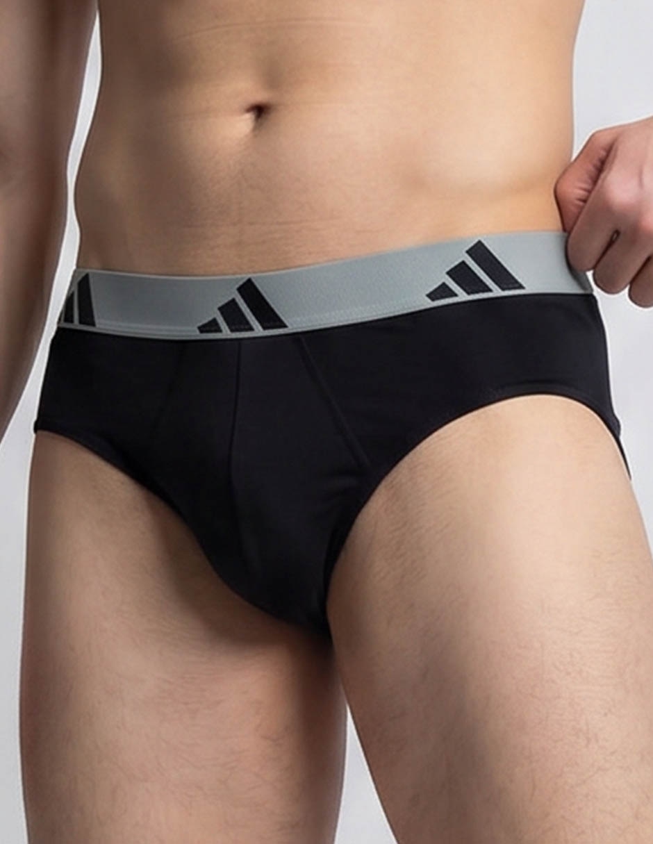 Trusa Adidas De Algodón Y Elastano Para Hombre 3 Piezas
