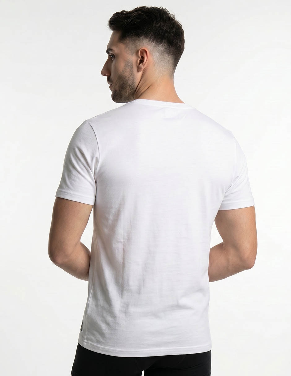 Camiseta Adidas cuello v para hombre