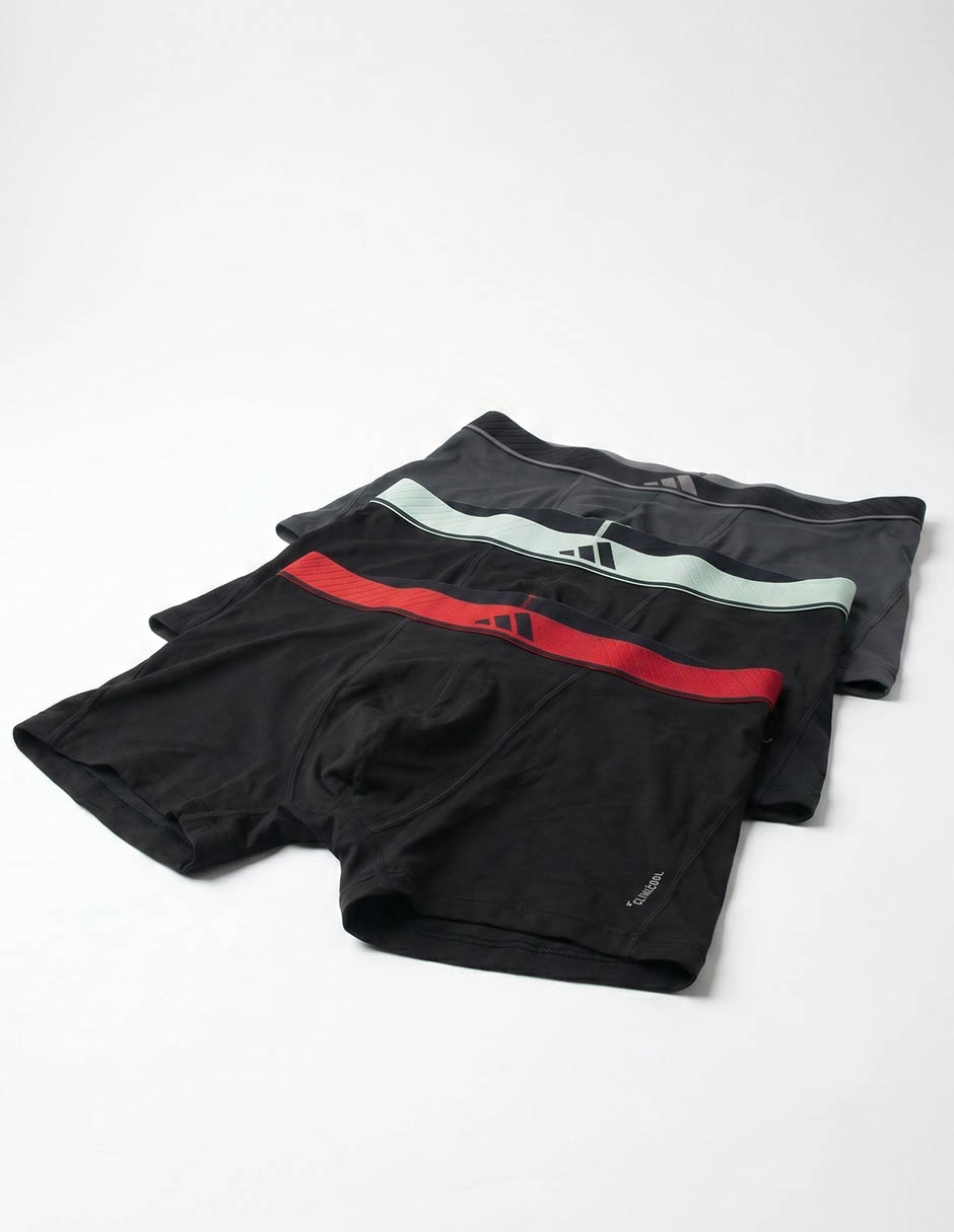 Set bóxer trunk Adidas para hombre 3 piezas