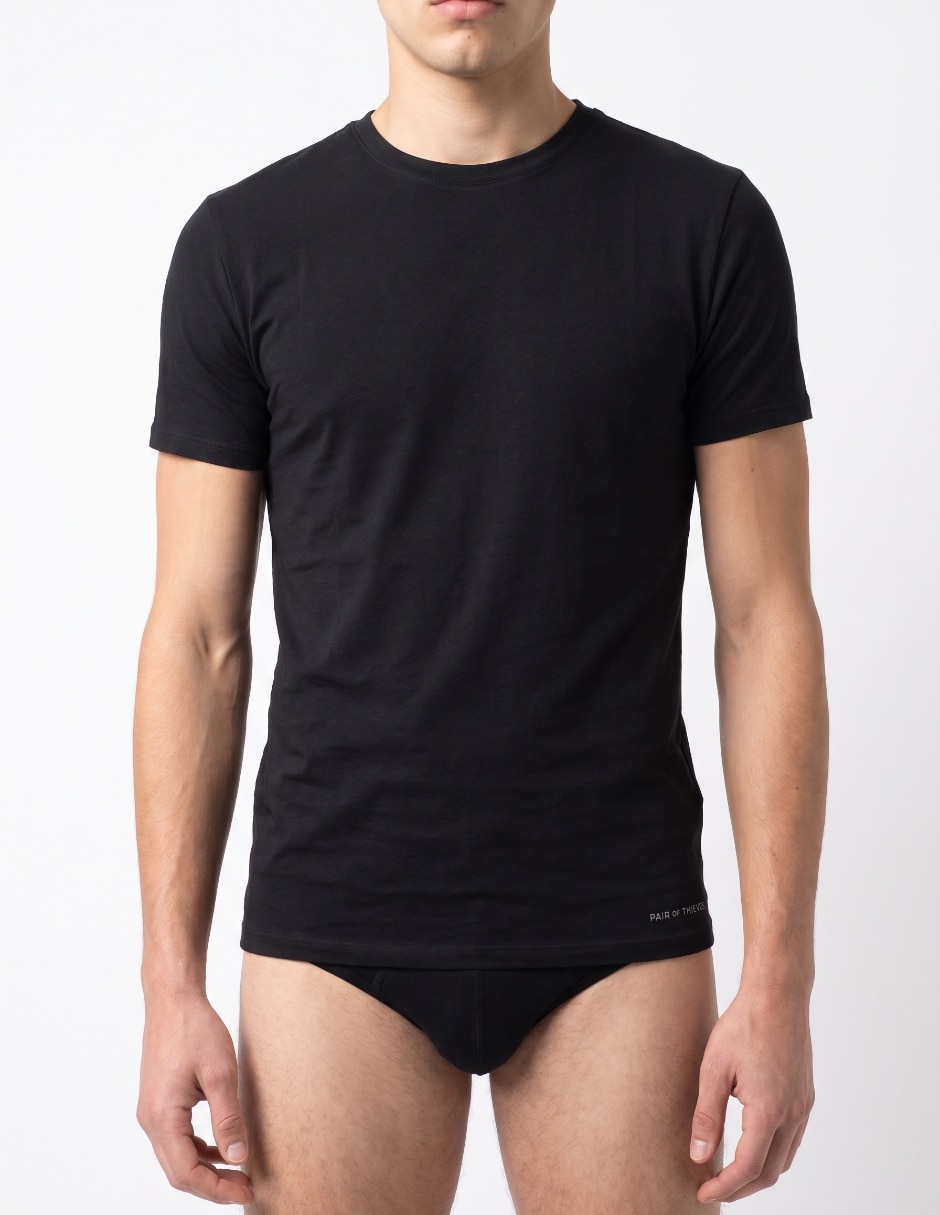 Set camiseta cuello redondo para hombre 5