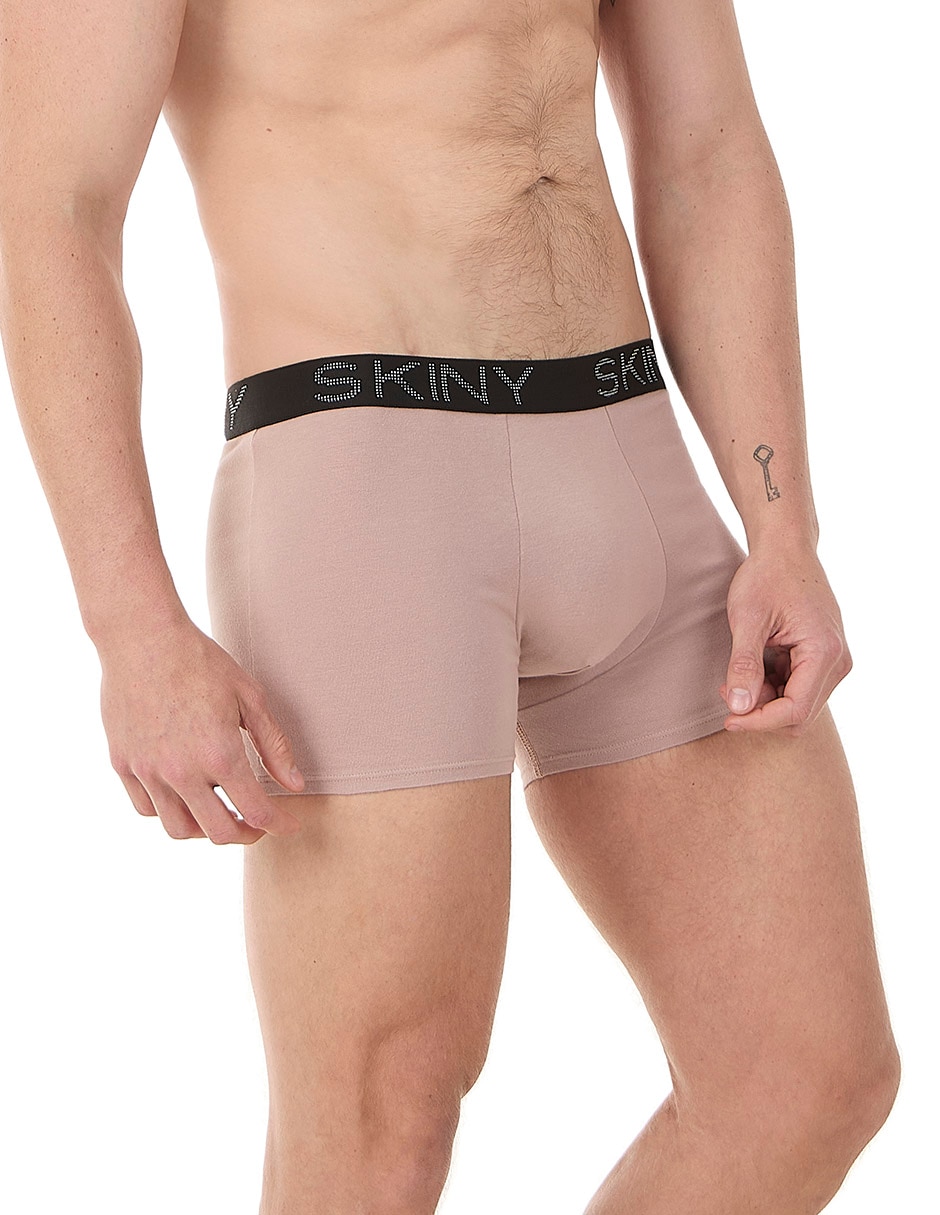 Set bóxer trunk de algodón para hombre 3 piezas 5