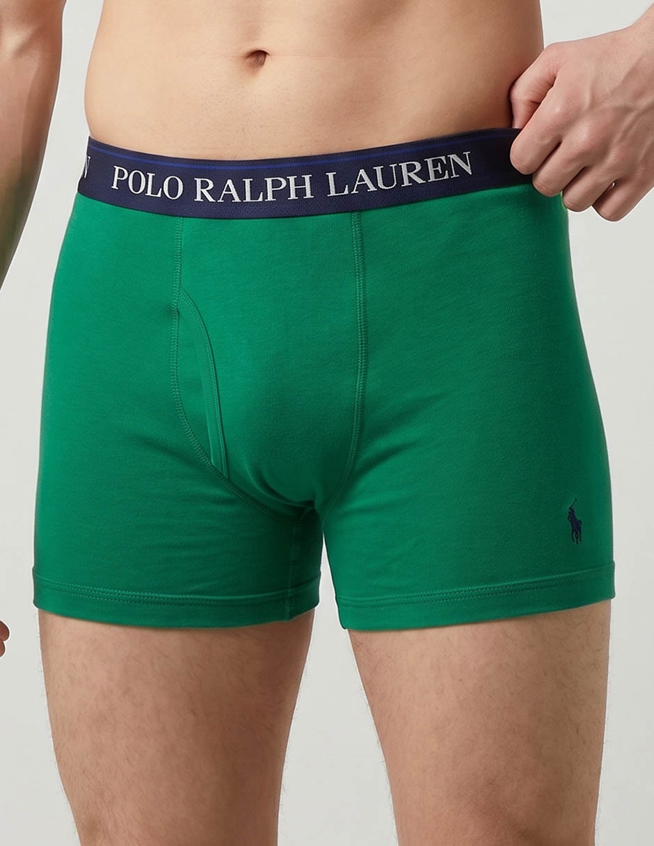 Set Bóxer Brief Rl De Algodón Para Hombre 6 Piezas Set Bóxer Brief Rl De Algodón Para Hombre 6 Piezas
