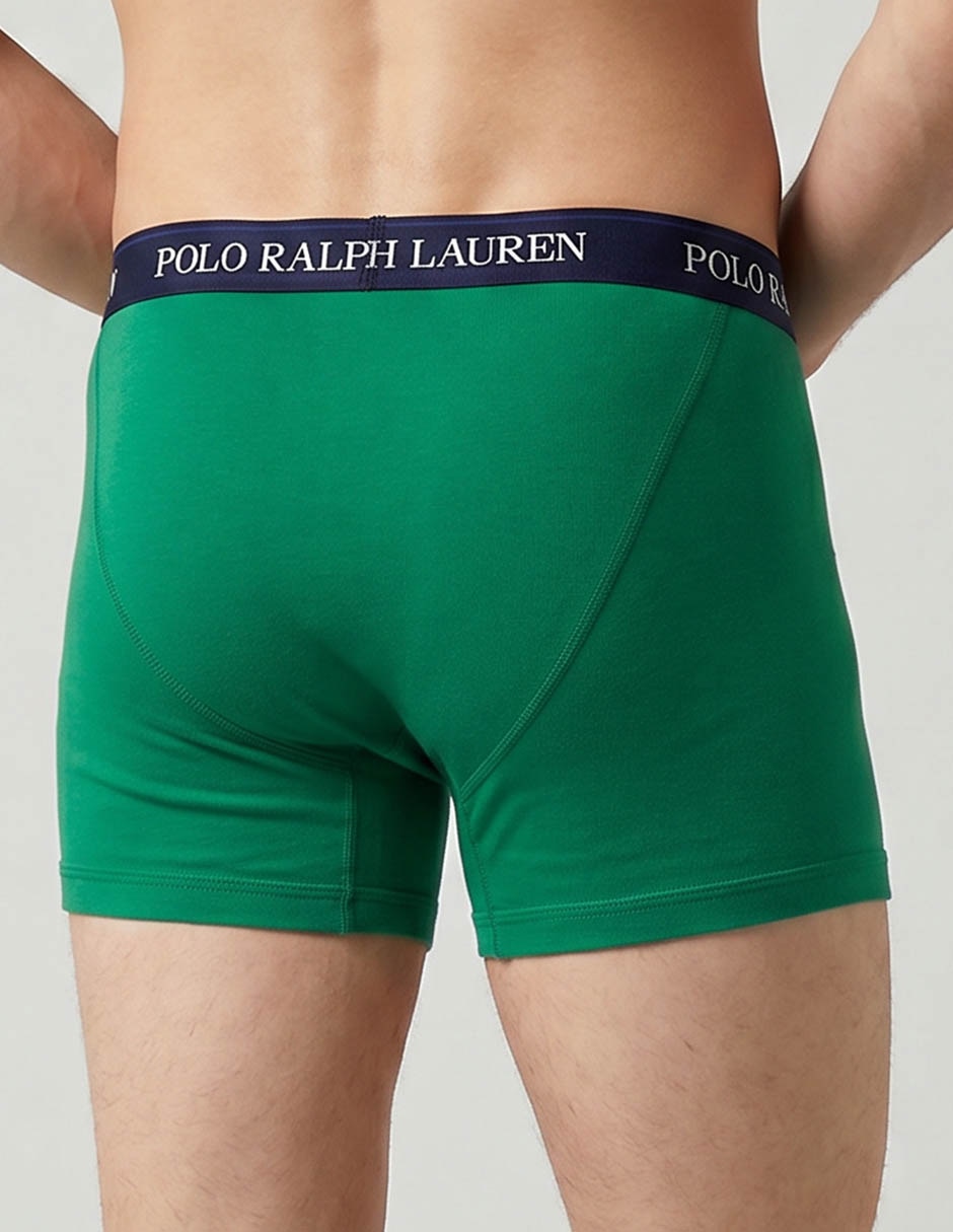 Set Bóxer Brief Polo Rl De Algodón Para Hombre 6 Piezas