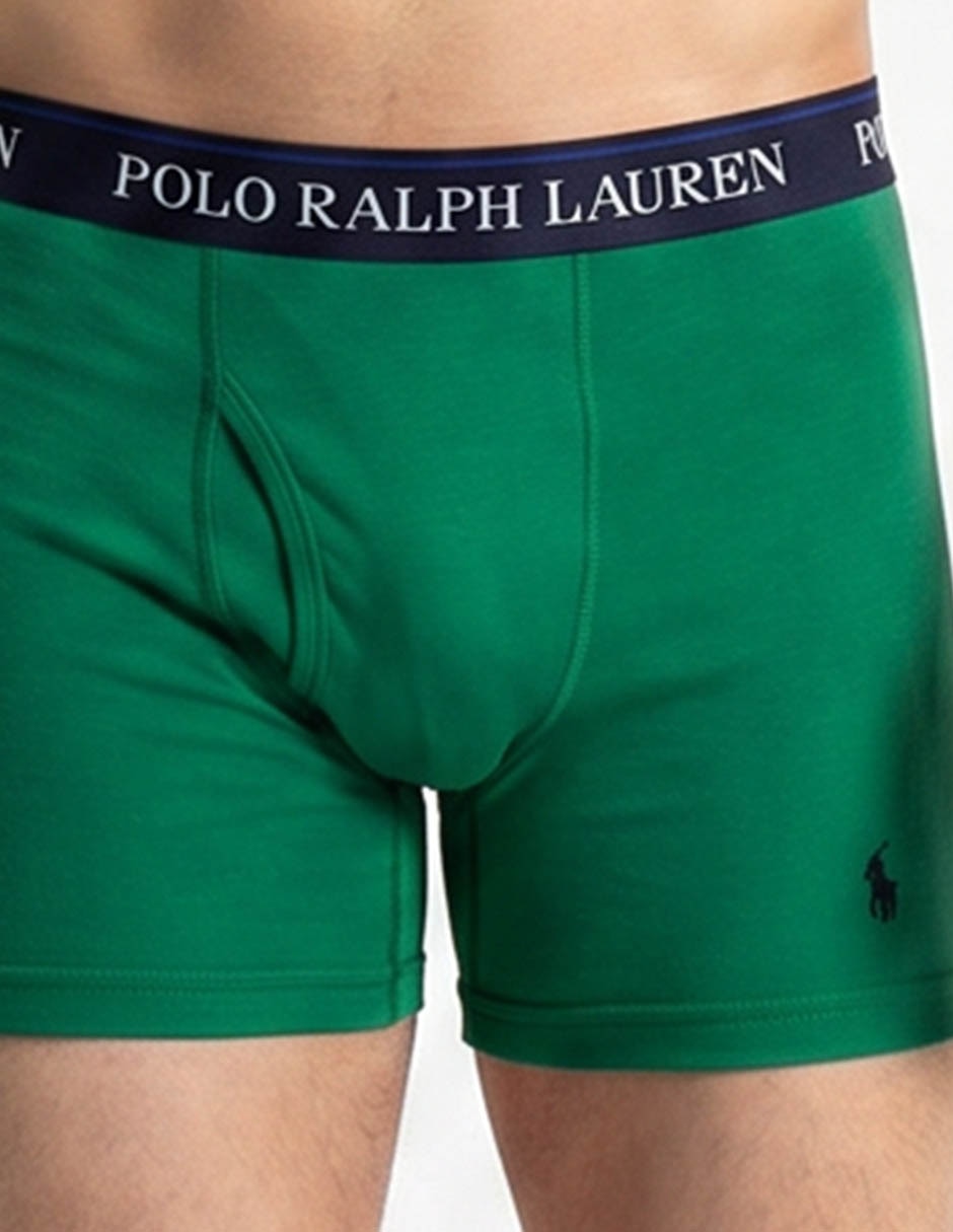 Set Bóxer Brief Polo Rl De Algodón Para Hombre 6 Piezas