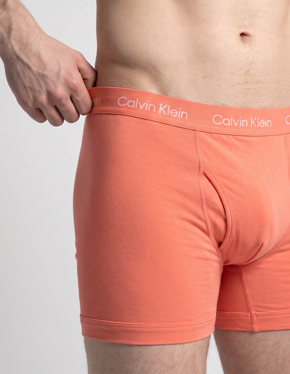 Set bóxer brief calvin klein de algodón para hombre 3 piezas 4
