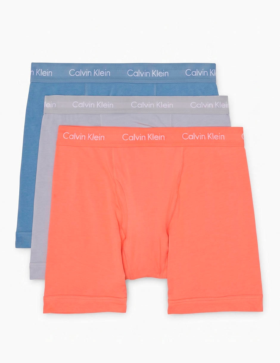 Set bóxer brief calvin klein de algodón para hombre 3 piezas 5