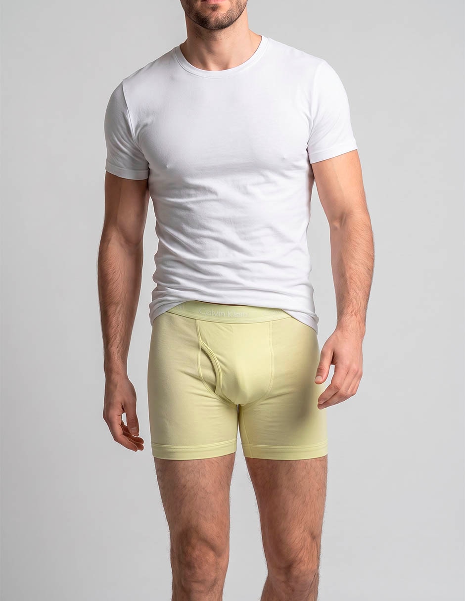 Set bóxer brief calvin klein de algodón para hombre 3 piezas Set bóxer brief calvin klein de algodón para hombre 3 piezas