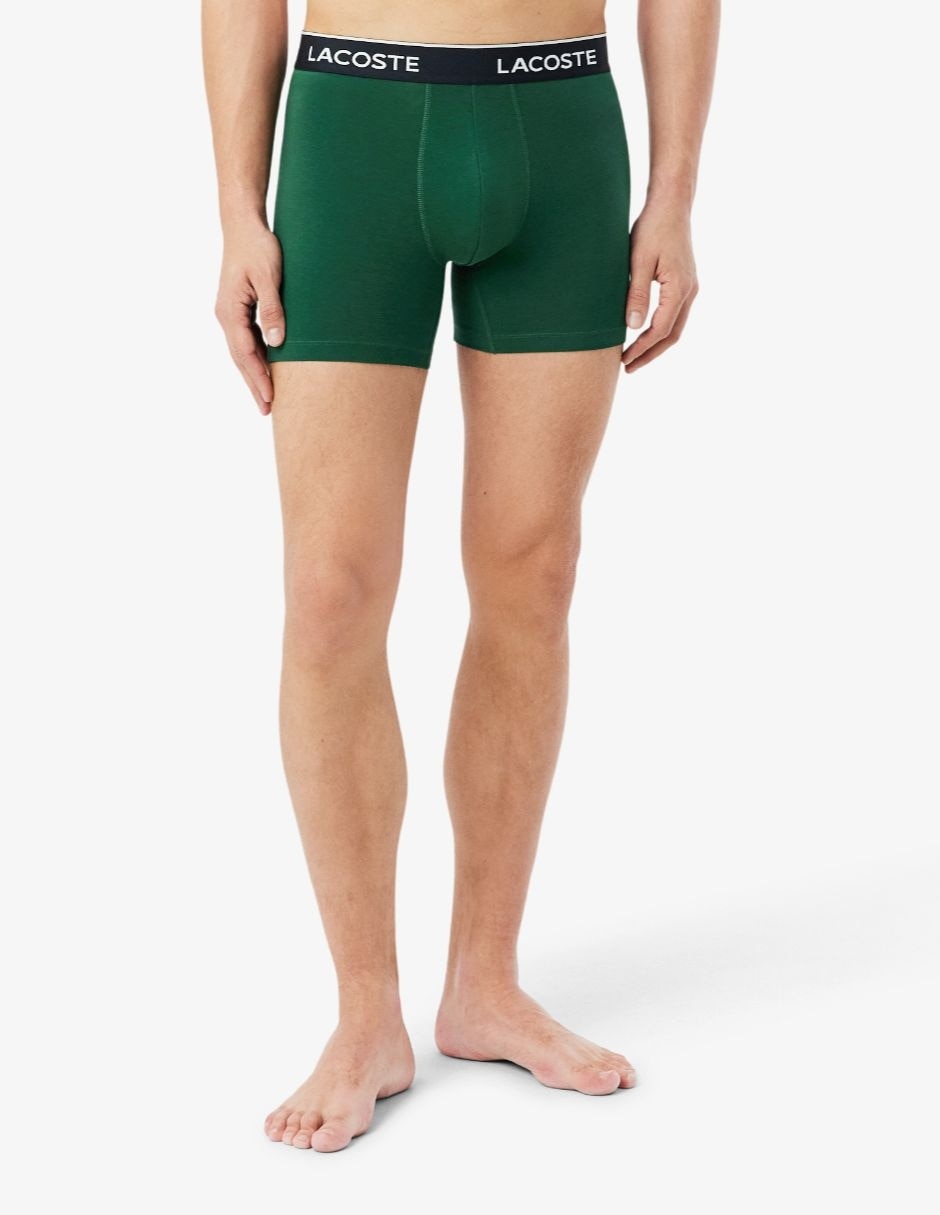 Set bóxer brief Lacoste para hombre 3 piezas