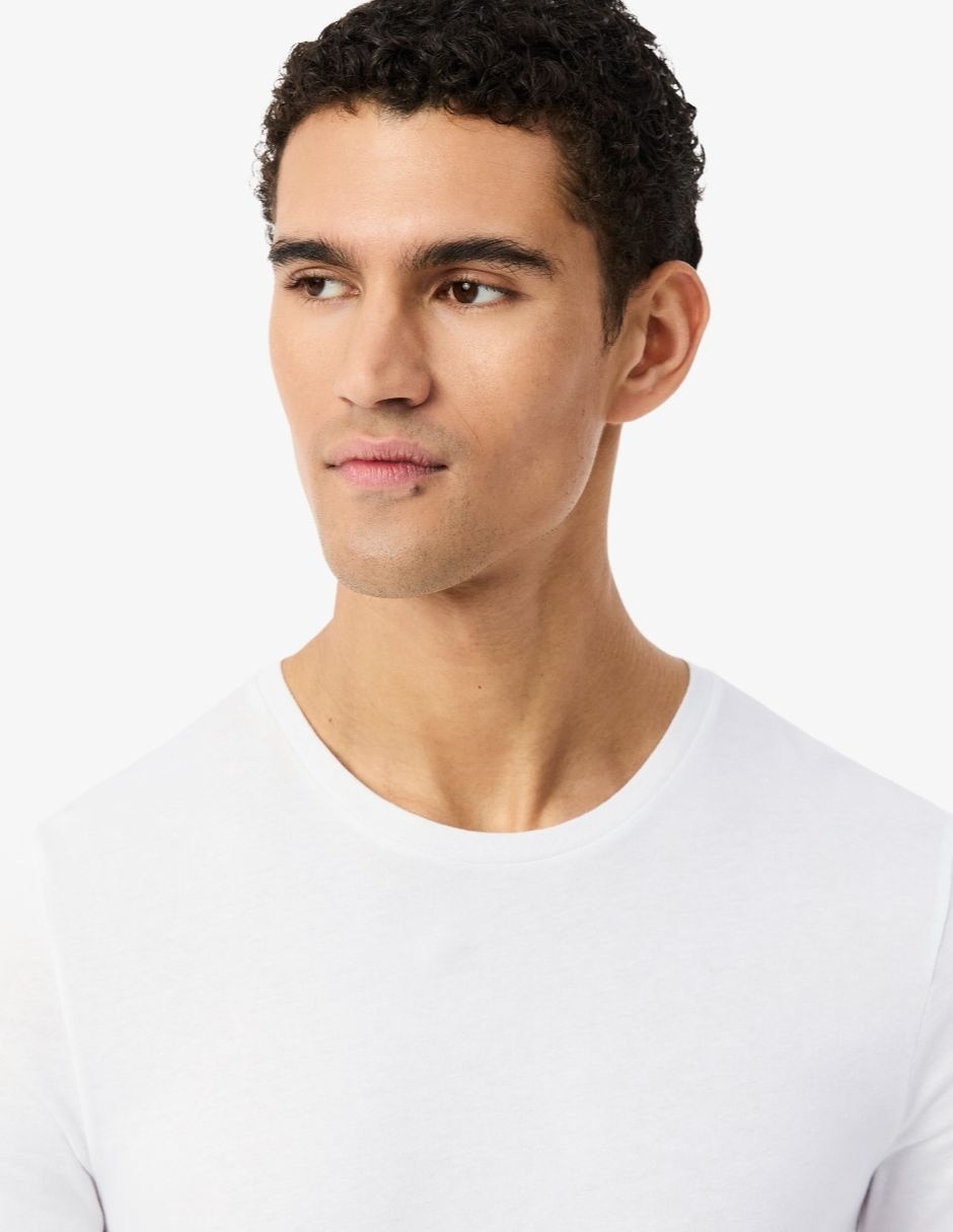 Camiseta lacoste cuello redondo para hombre