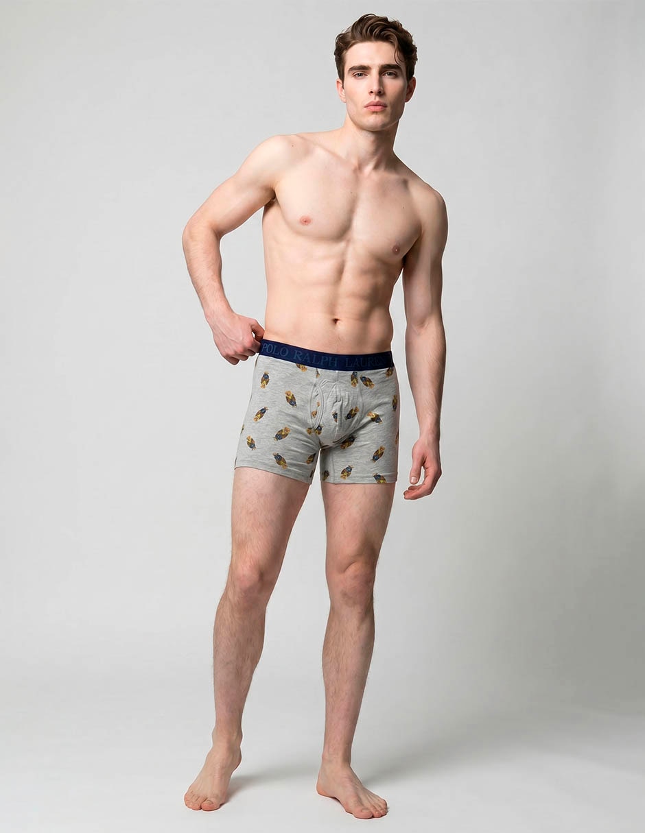 Bóxer brief de algodón para hombre 3 piezas 3