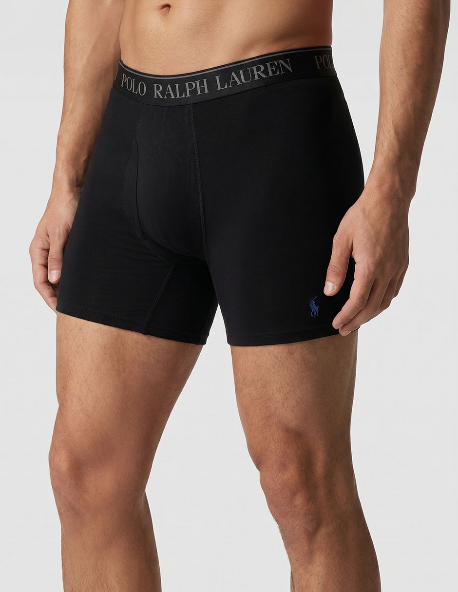 Set bóxer brief Polo Ralph Lauren de algodón para hombre 3 piezas
