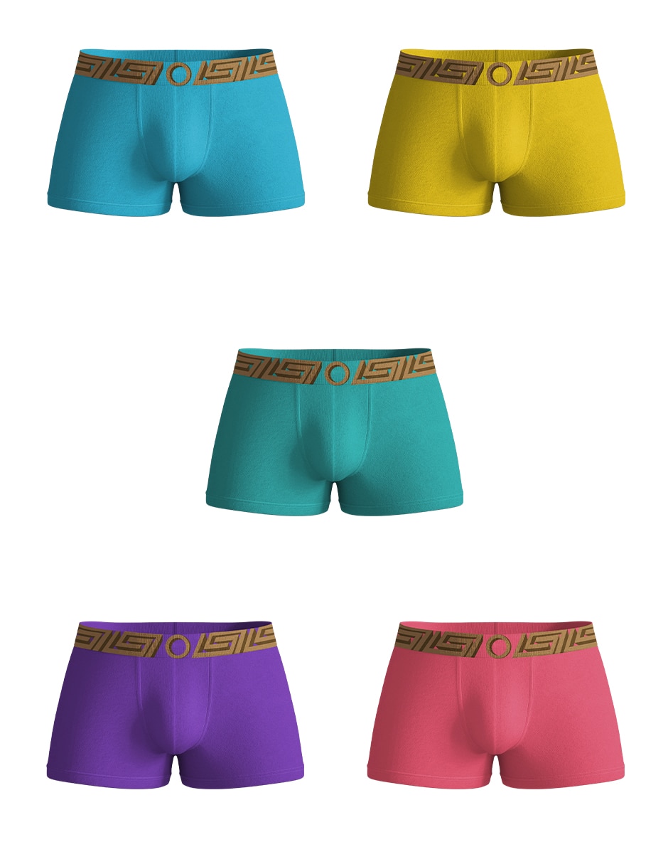 Bóxer trunk para hombre 5 piezas Bóxer trunk para hombre 5 piezas