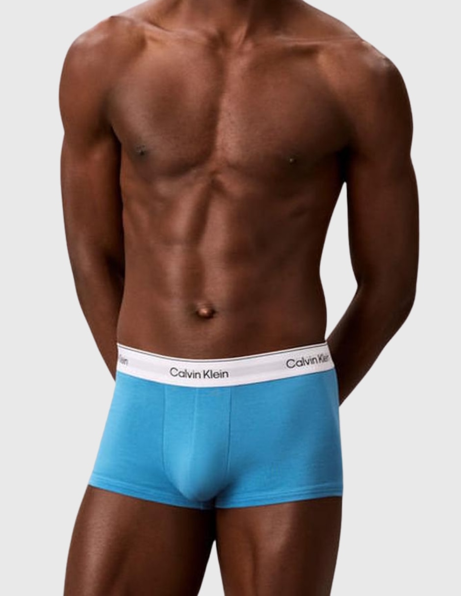 Set bóxer trunk Calvin Klein de algodón y elastano para hombre 3 piezas