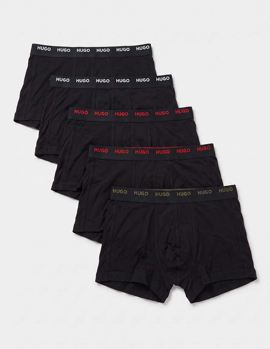 Set bóxer trunk de algodón para hombre 5 piezas 4