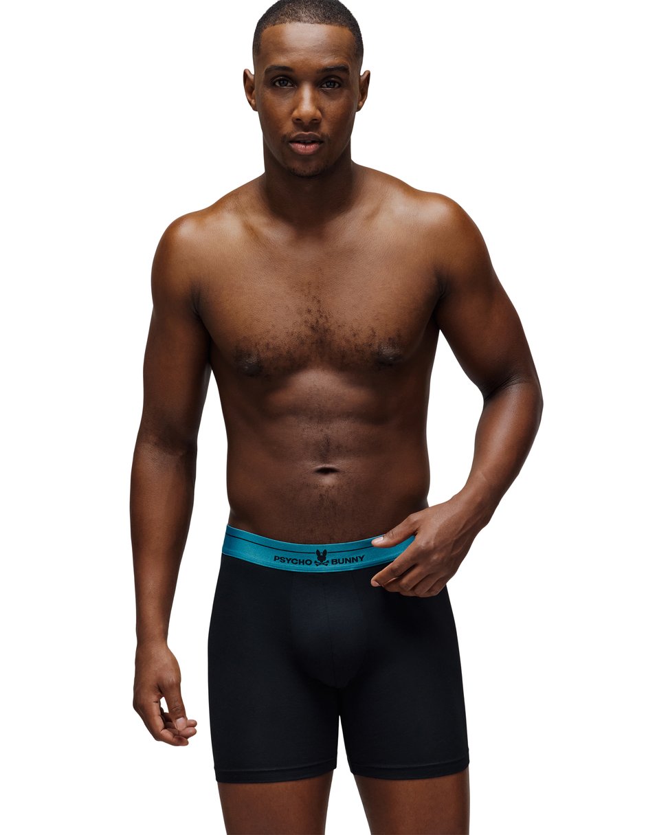 Bóxer brief psycho bunny de algodón para hombre 3 piezas