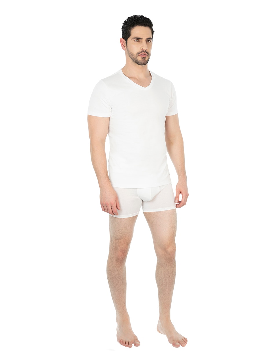 Camiseta cuello v para hombre 3