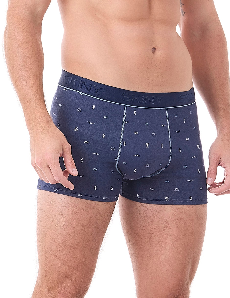 Bóxer trunk ocean drift de algodón y elastano para hombre 3 piezas 12