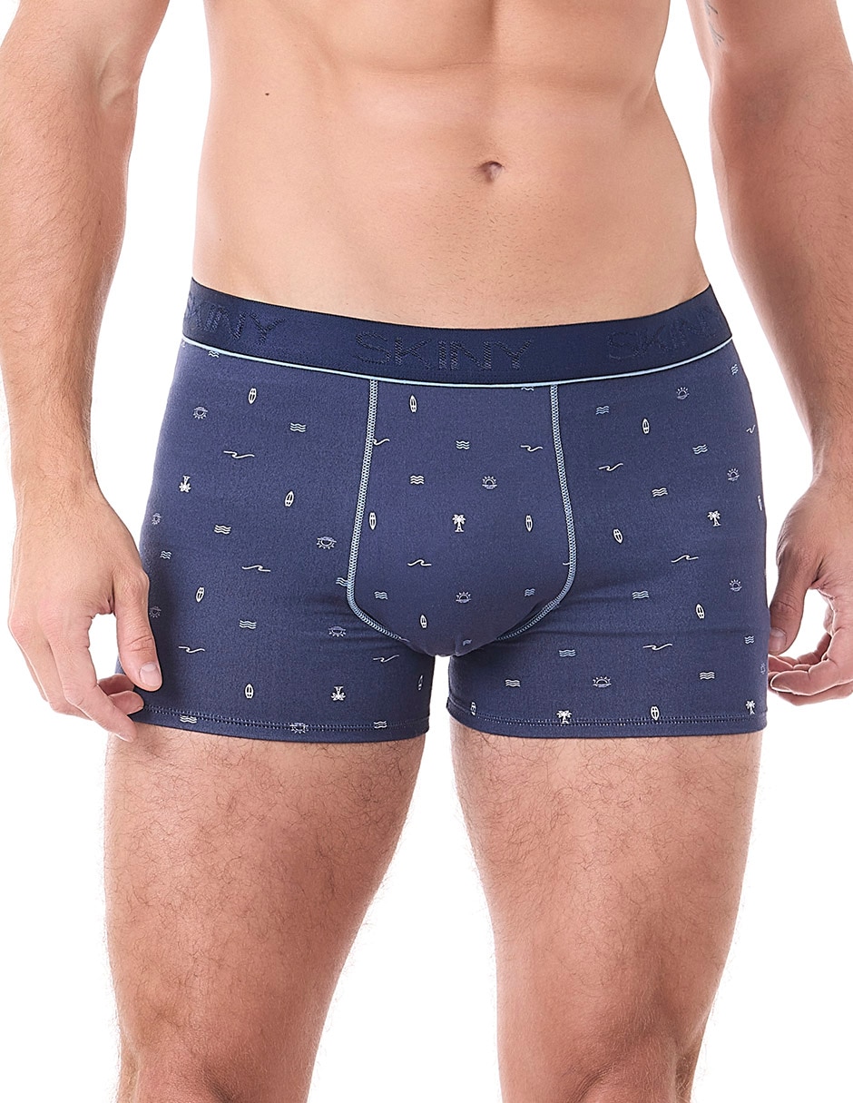 Bóxer trunk ocean drift de algodón y elastano para hombre 3 piezas 10