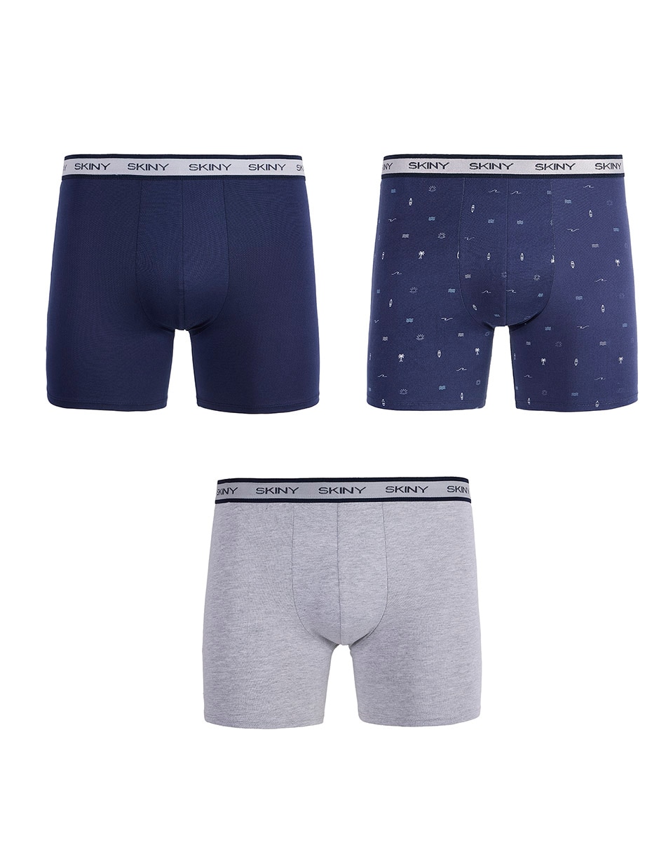 Bóxer brief ocean drift de algodón y poliéster para hombre 3 piezas Bóxer brief ocean drift de algodón y poliéster para hombre 3 piezas