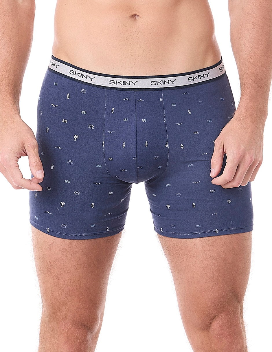 Bóxer brief ocean drift de algodón y poliéster para hombre 3 piezas 2