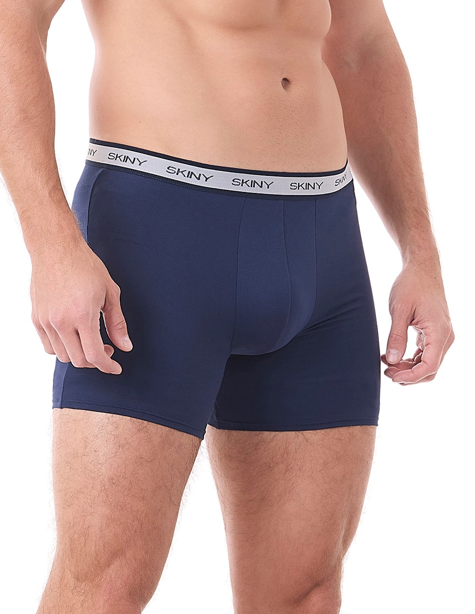 Bóxer brief ocean drift de algodón y poliéster para hombre 3 piezas 4