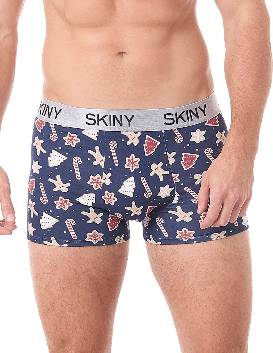 Bóxer trunk cookie man para hombre 3 piezas 12