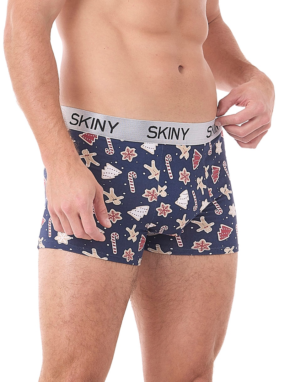 Bóxer trunk cookie man para hombre 3 piezas 8