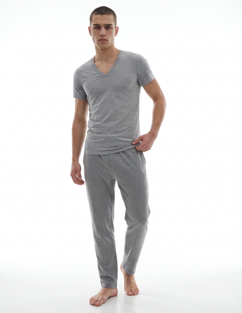 Set camiseta cuello V para hombre Set camiseta cuello V para hombre