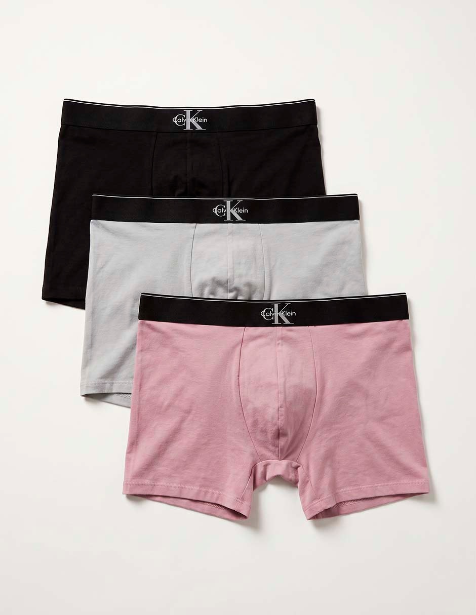 Bóxer brief calvin klein de algodón para hombre 3 pares 3