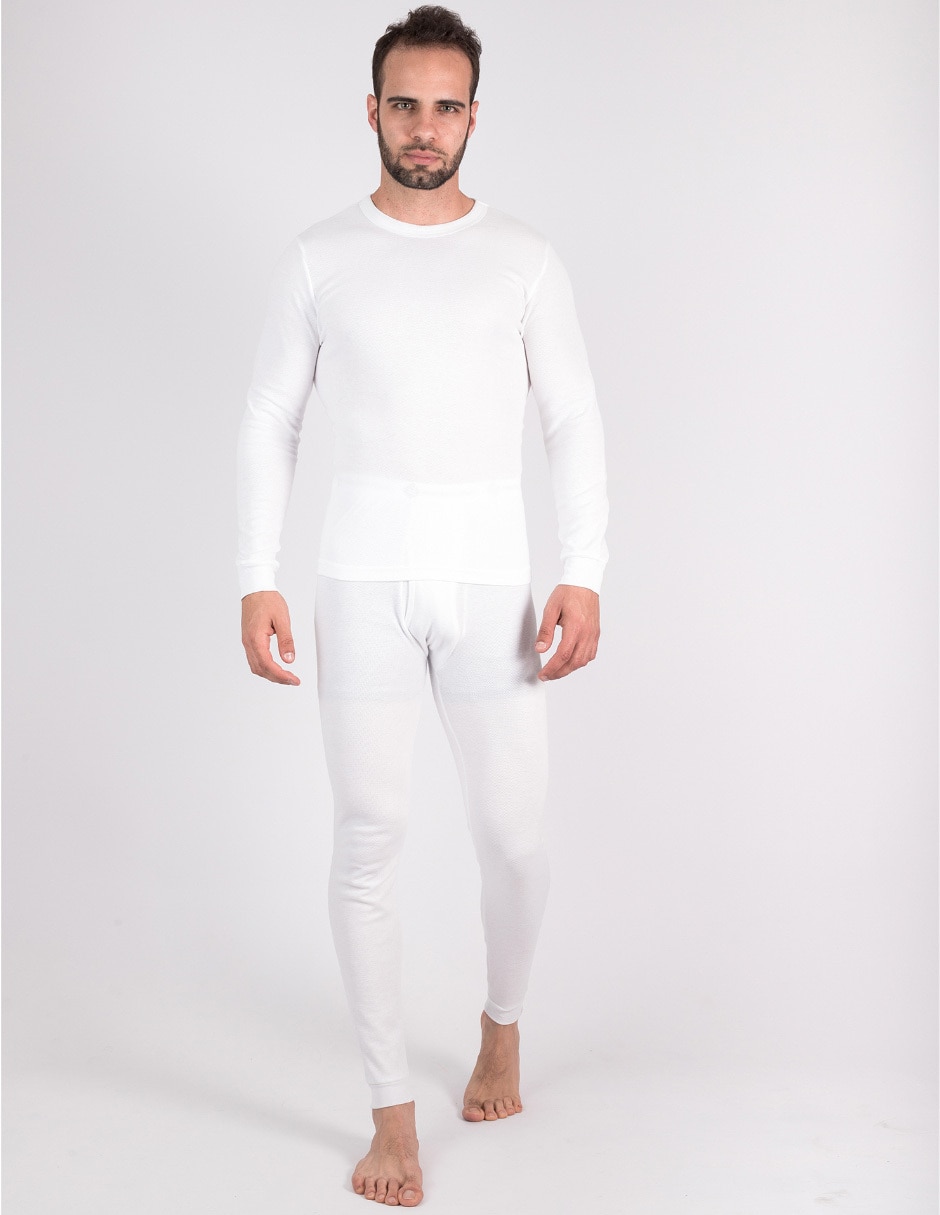Conjunto térmico de algodón para hombre