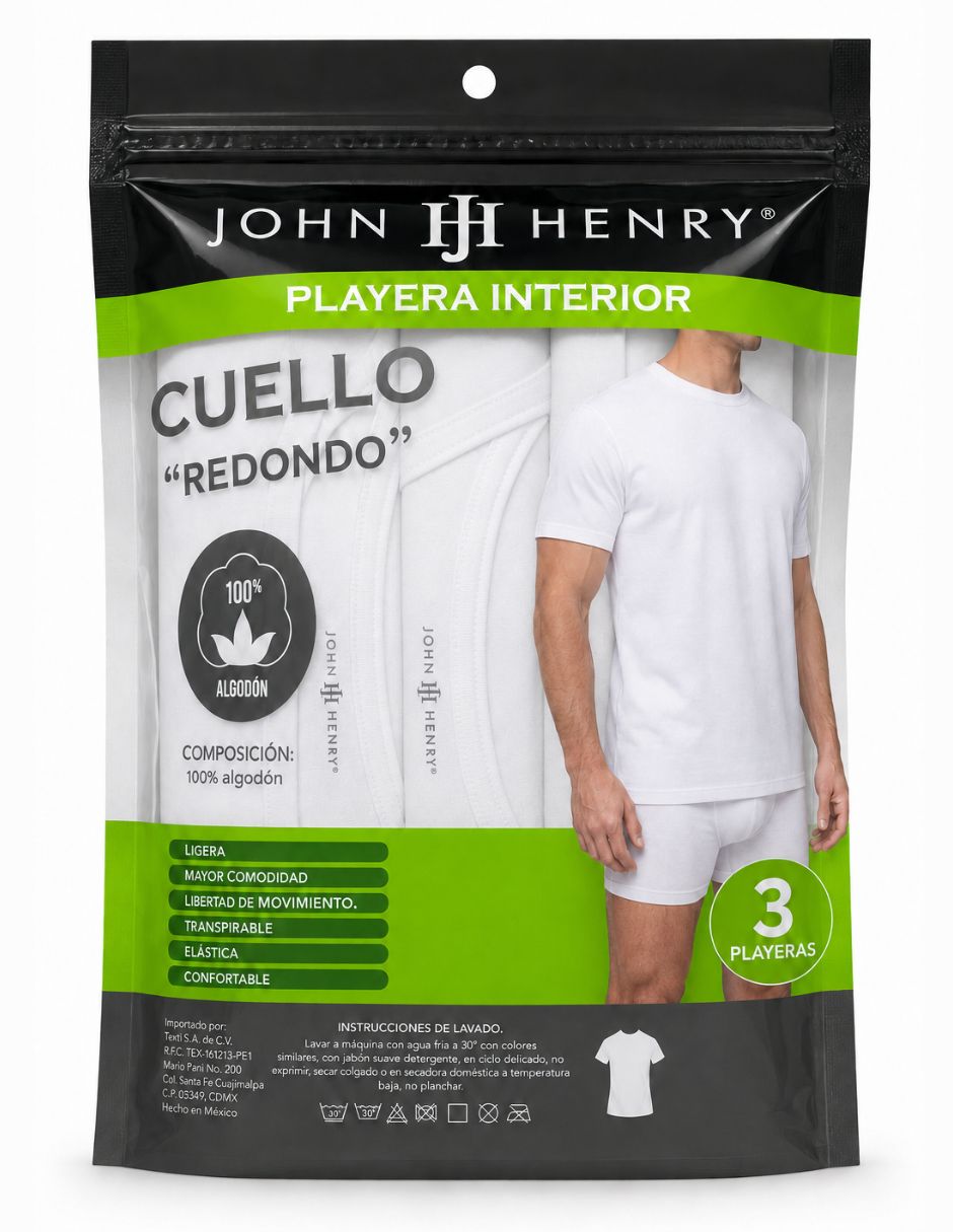 Set playera/Playera cuello Redondo para hombre 4