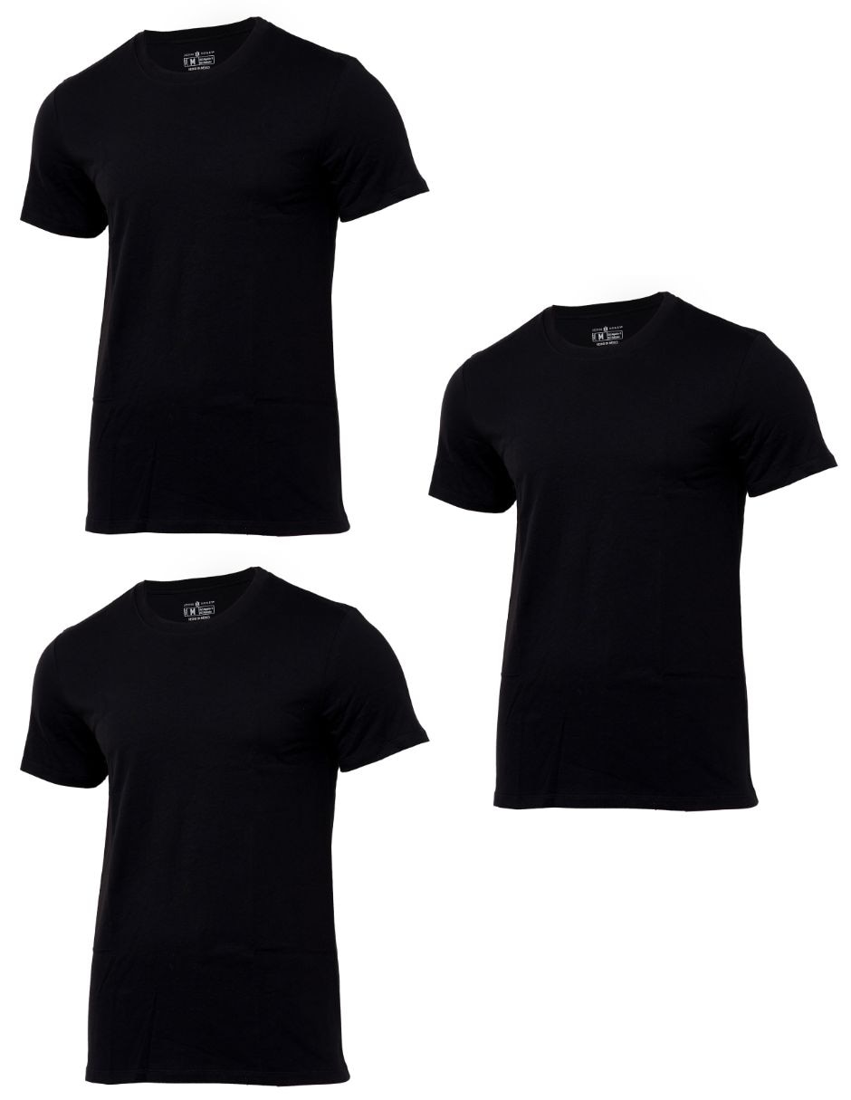 Set playera cuello redondo para hombre 2