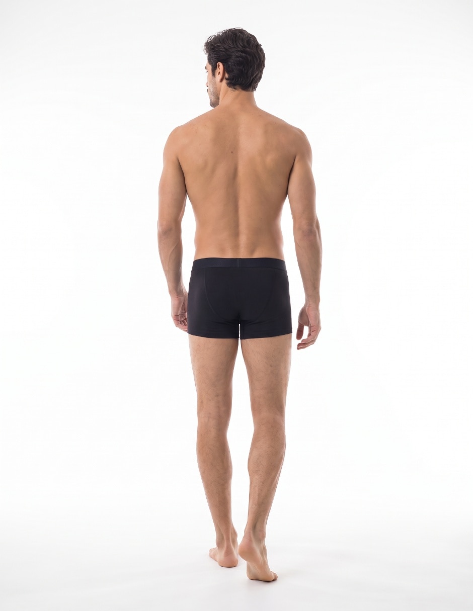 Bóxer trunk de algodón y elastano para hombre 3 piezas 3
