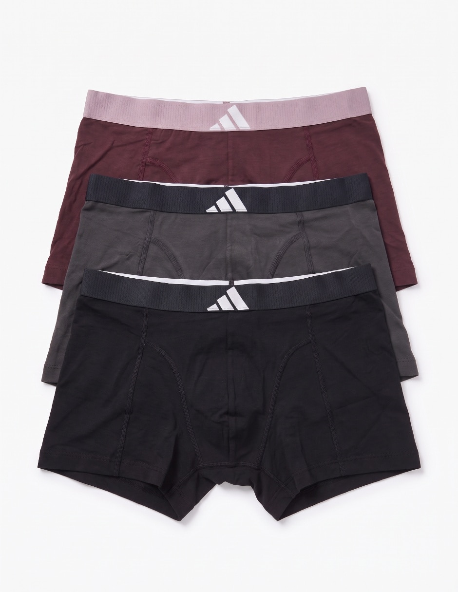 Bóxer trunk de algodón y elastano para hombre 3 piezas 4