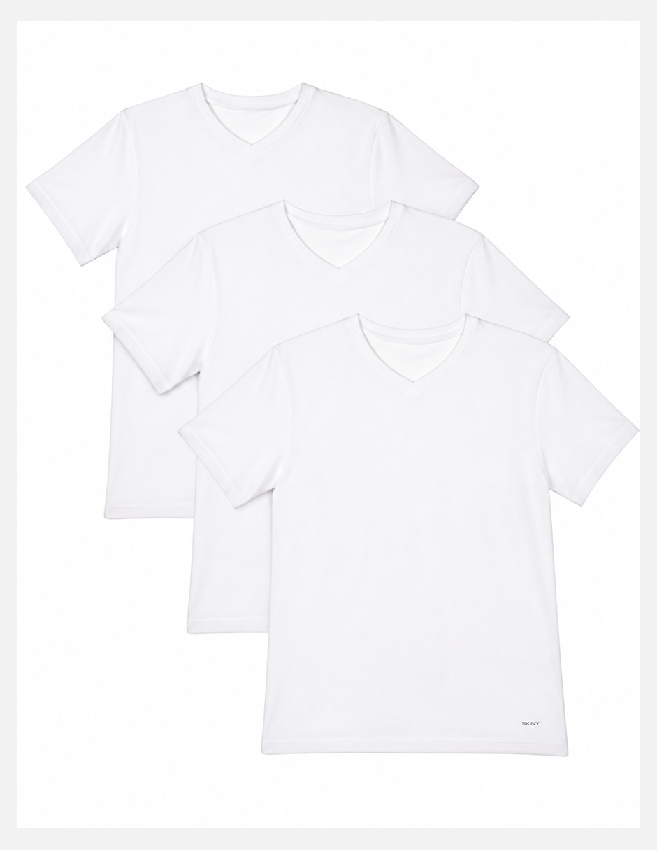 Camiseta cuello v para hombre