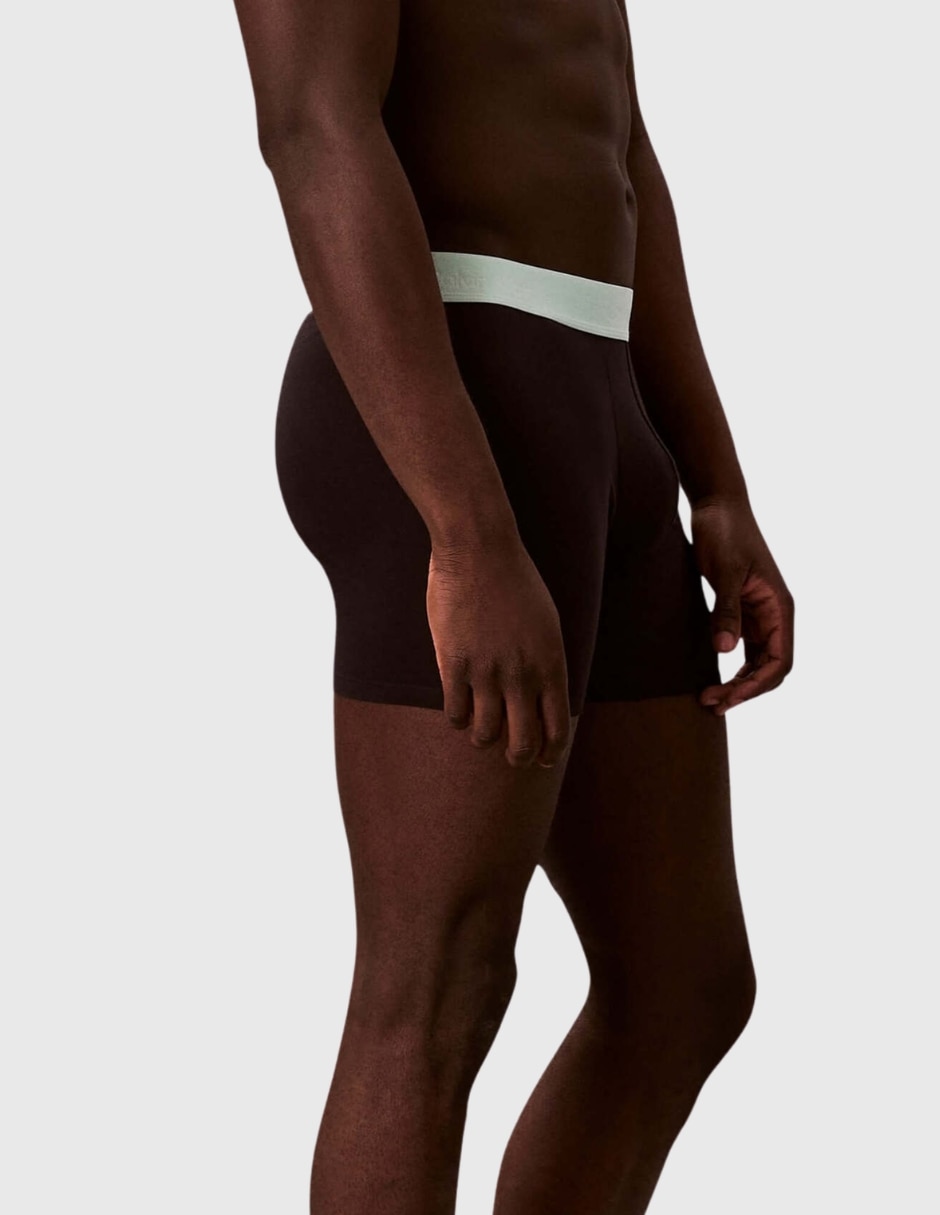 Bóxer ck de algodón para hombre 3 piezas 2