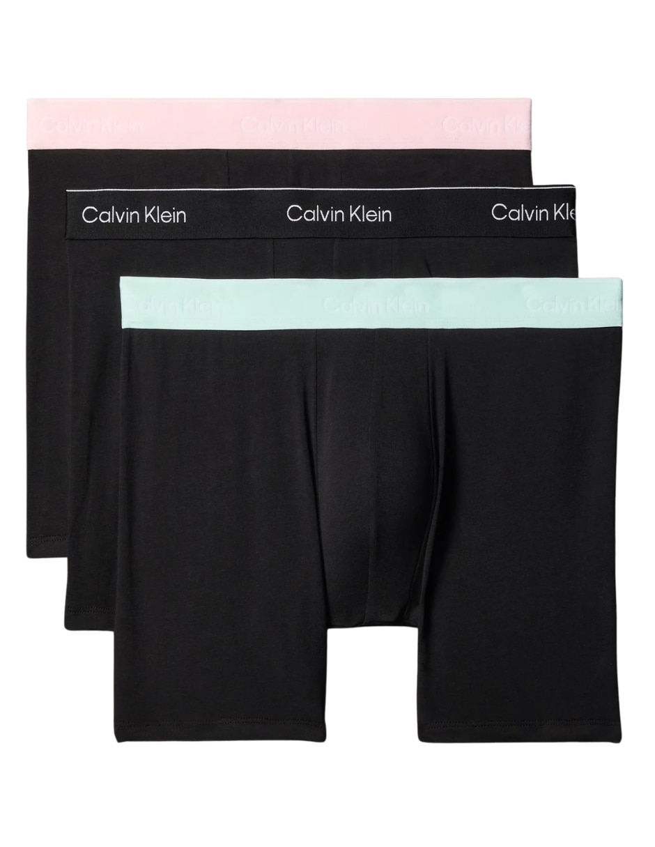 Bóxer ck de algodón para hombre 3 piezas 5