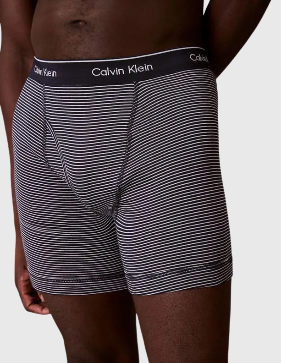 Bóxer ck de algodón para hombre 3 piezas 3