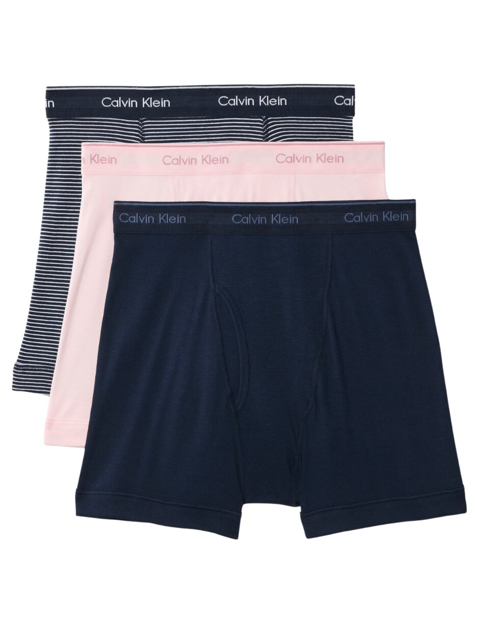 Bóxer ck de algodón para hombre 3 piezas 4