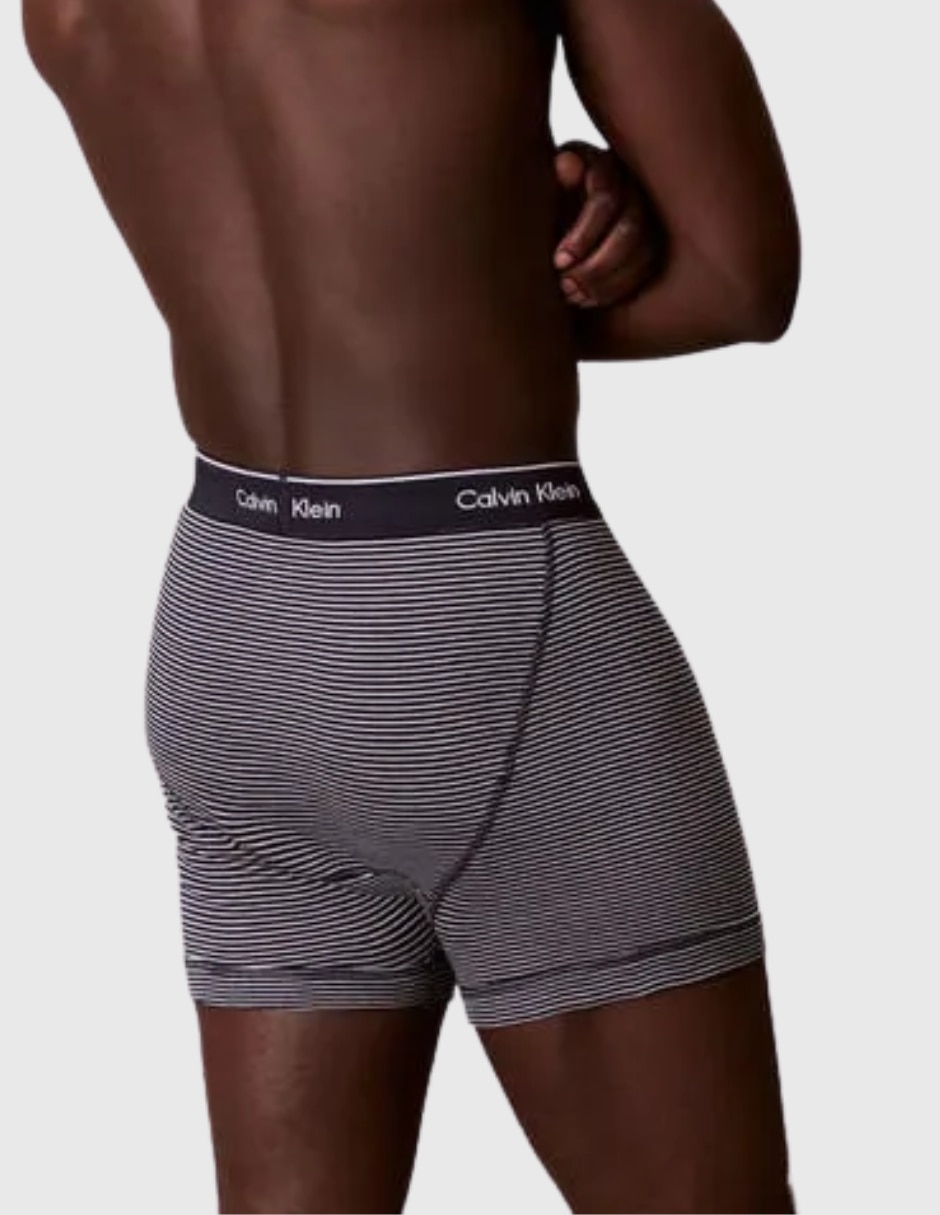 Bóxer ck de algodón para hombre 3 piezas 5