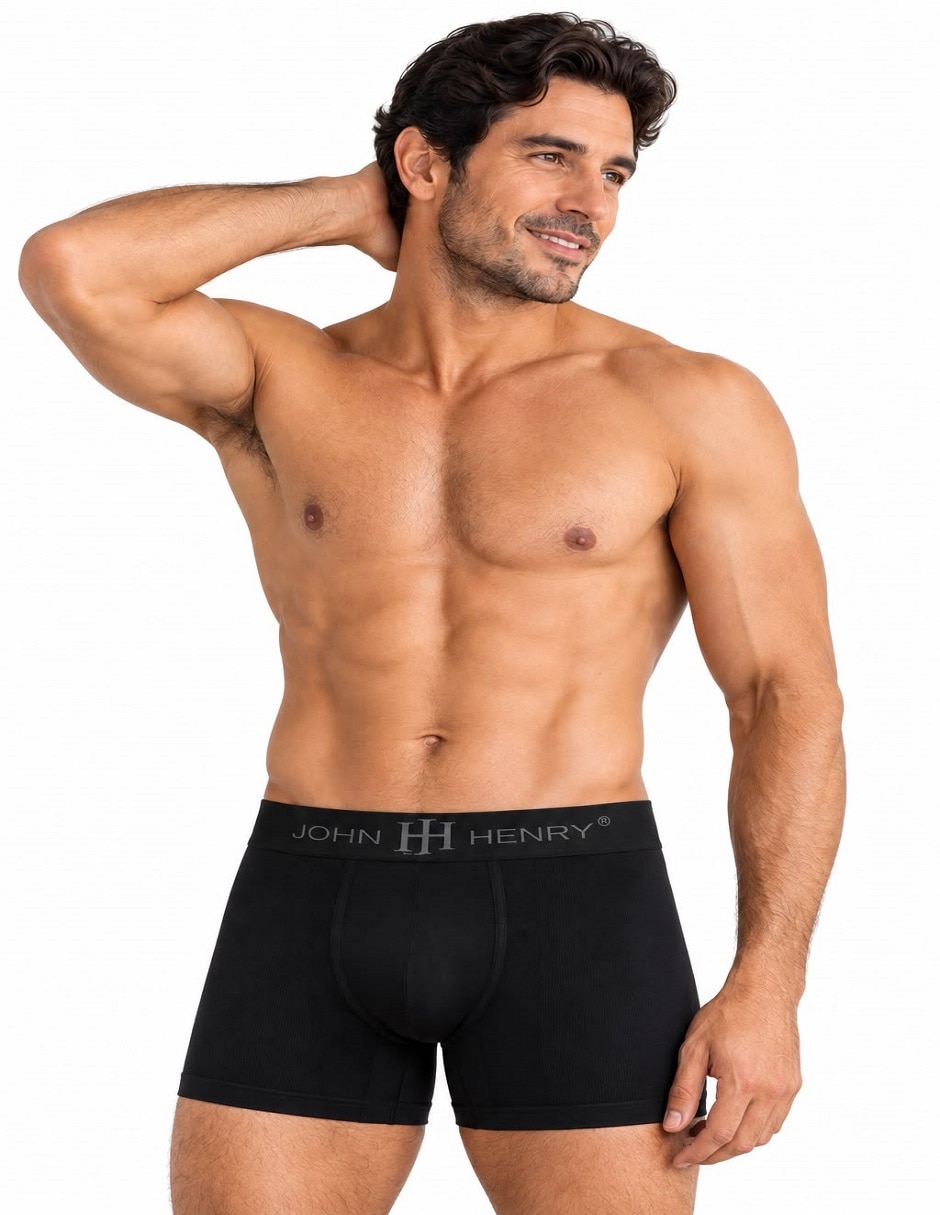 Bóxer de Poliamida y elastano para hombre 3 piezas (si aplica) Bóxer de Poliamida y elastano para hombre 3 piezas (si aplica)
